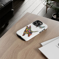 HUSKY  Colorful Abstract Dog Phone Case — 'MAD' Signature Protective Case