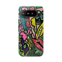 CONCERT  Abstract Graffiti Phone Case — Colorful Street Art Tough Cases