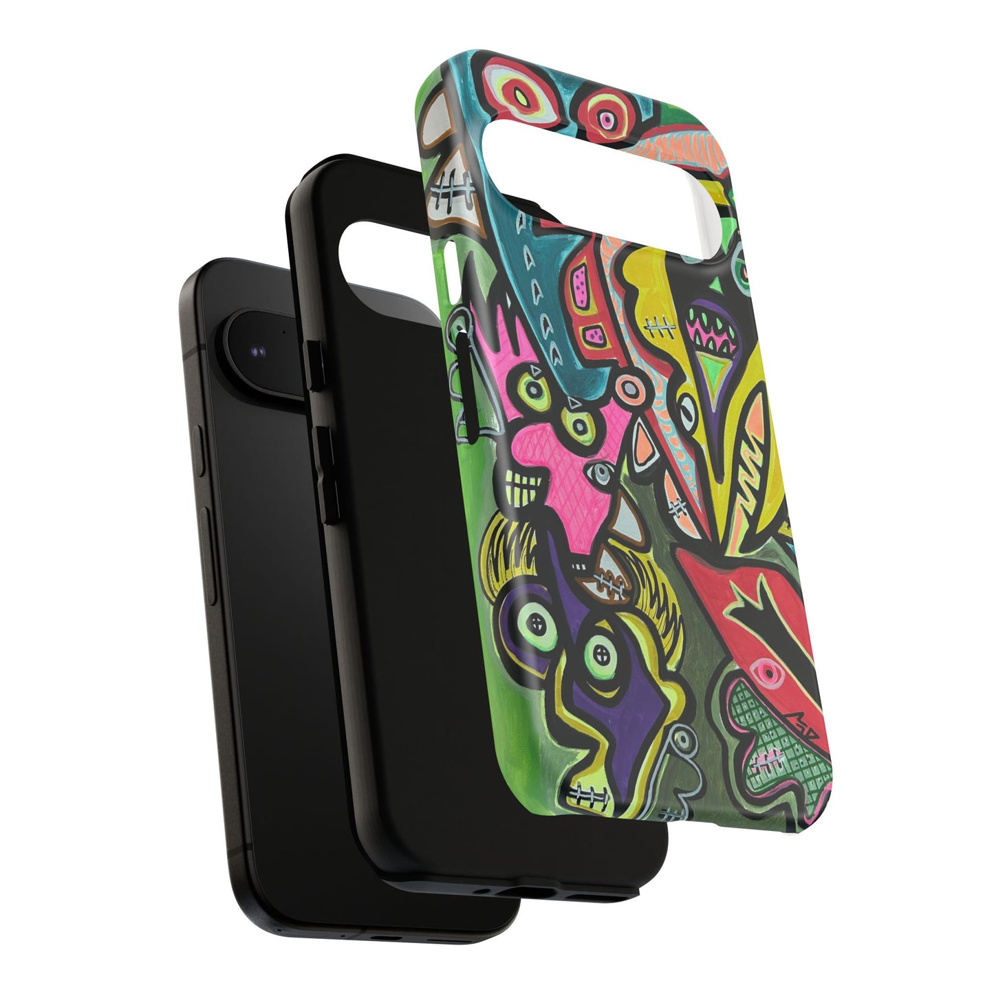 CONCERT  Abstract Graffiti Phone Case — Colorful Street Art Tough Cases