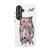 Colorful Owl Phone Case — Artistic Owl Illustration Tough Case