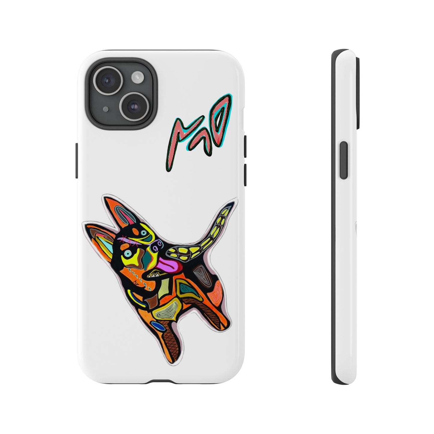 HUSKY  Colorful Abstract Dog Phone Case — 'MAD' Signature Protective Case