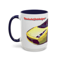 GALLARDO.  Sports Car Coffee Mug — Yellow Supercar Accent Mug (11/15oz)