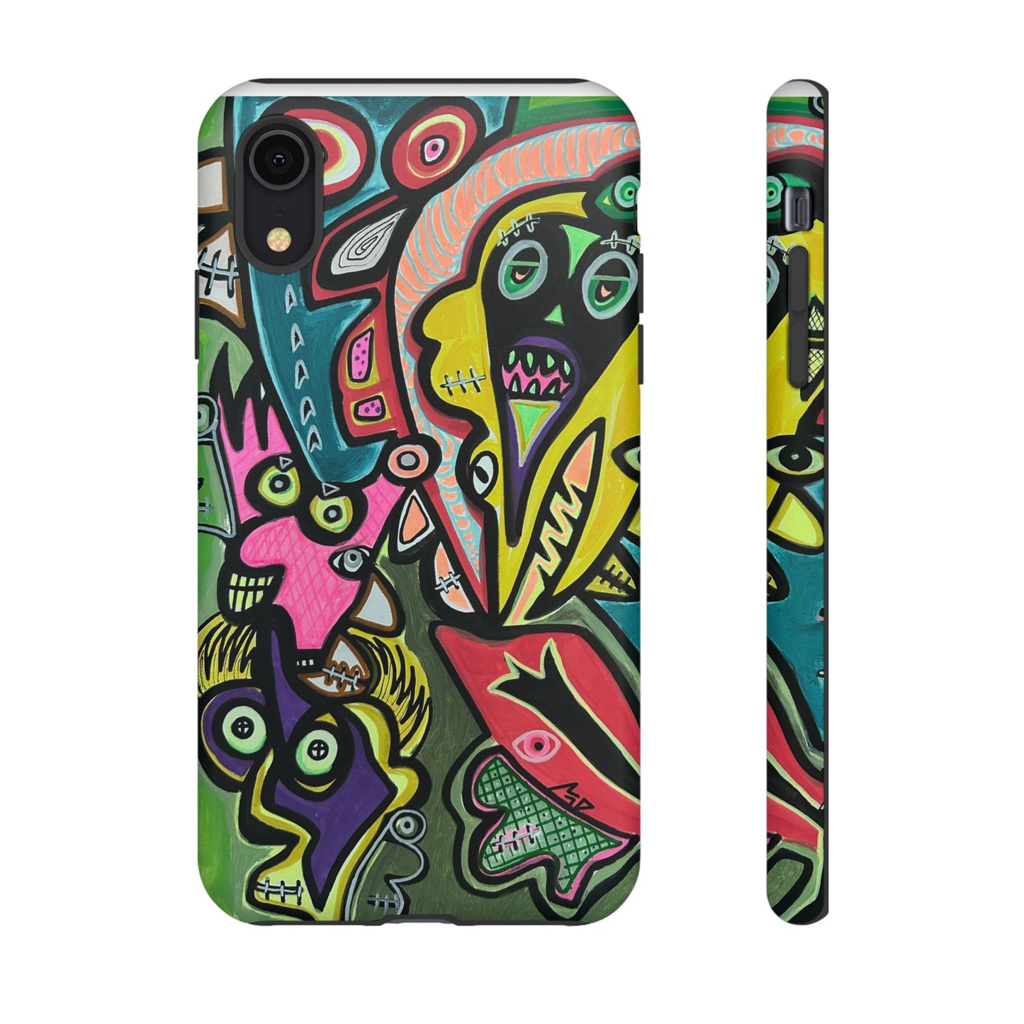 CONCERT  Abstract Graffiti Phone Case — Colorful Street Art Tough Cases