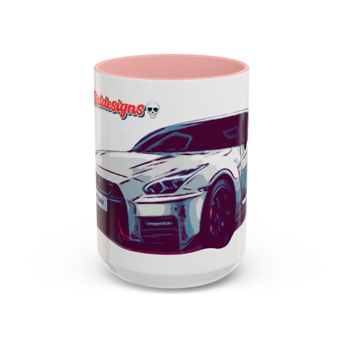 R35.  Sports Car Accent Mug — Nissan GT-R Inspired Coffee Cup (11/15oz)