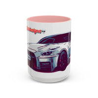 R35.  Sports Car Accent Mug — Nissan GT-R Inspired Coffee Cup (11/15oz)