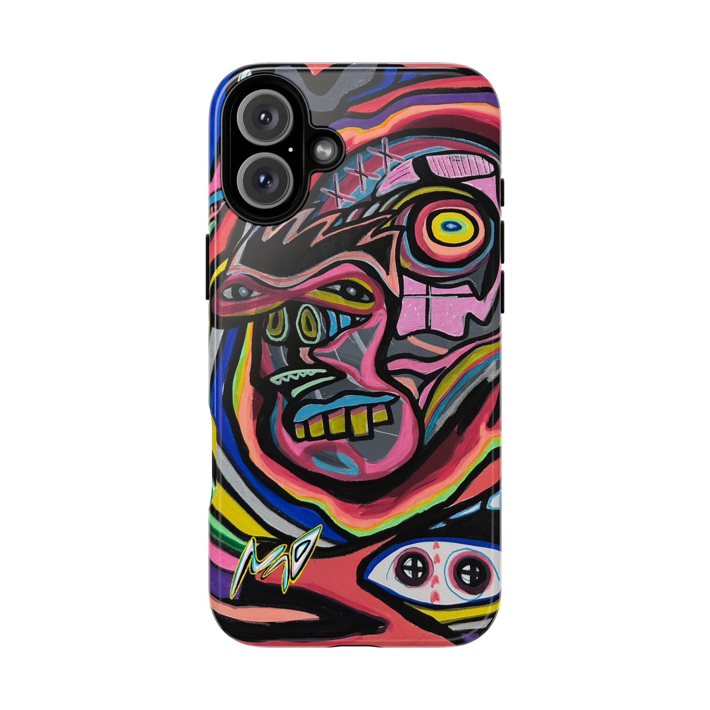 CRAZY Graffiti Phone Case — Colorful Street Art Protective Cover