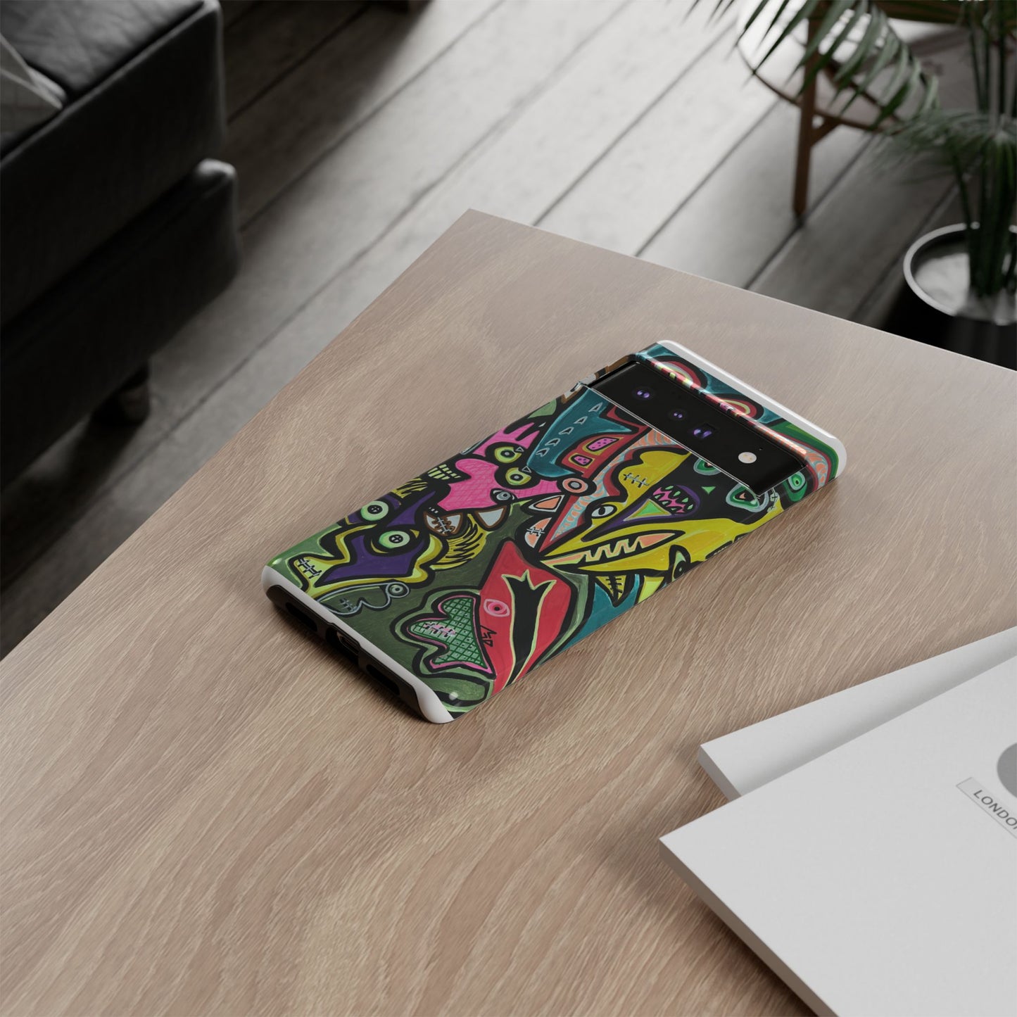 CONCERT  Abstract Graffiti Phone Case — Colorful Street Art Tough Cases