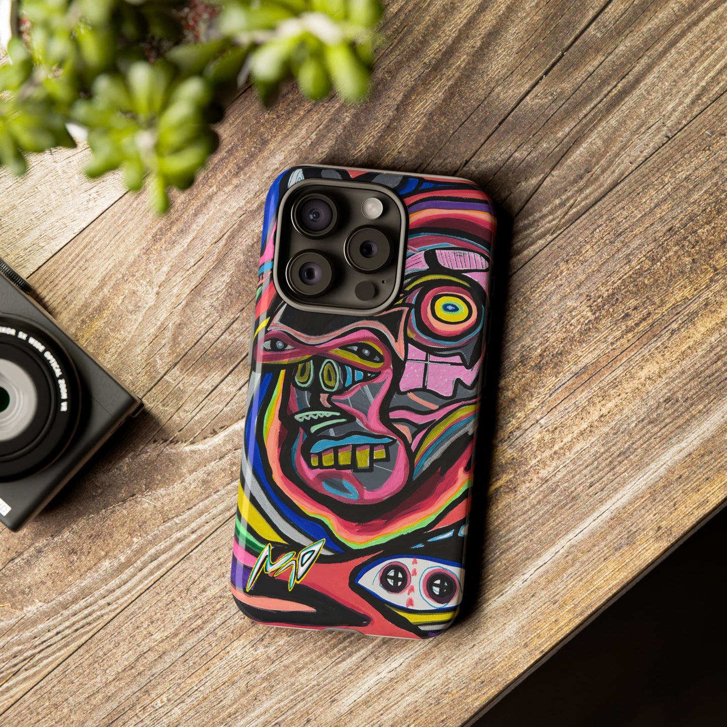 CRAZY Graffiti Phone Case — Colorful Street Art Protective Cover