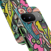 CONCERT  Abstract Graffiti Phone Case — Colorful Street Art Tough Cases