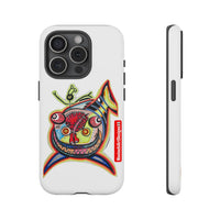 Phone Case — Colorful Abstract PARASITE  Fish Art Tough Cases