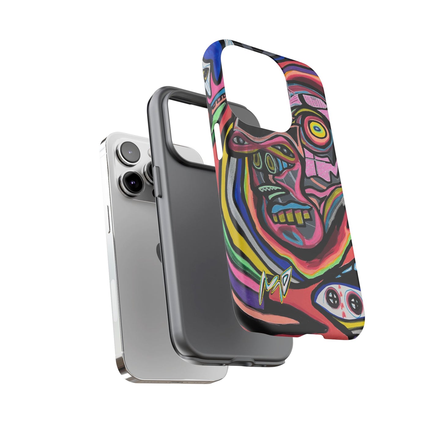 CRAZY Graffiti Phone Case — Colorful Street Art Protective Cover