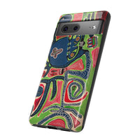 Abstract AFTERLIFE Phone Case — Bold Psychedelic Music Art