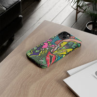 CONCERT  Abstract Graffiti Phone Case — Colorful Street Art Tough Cases