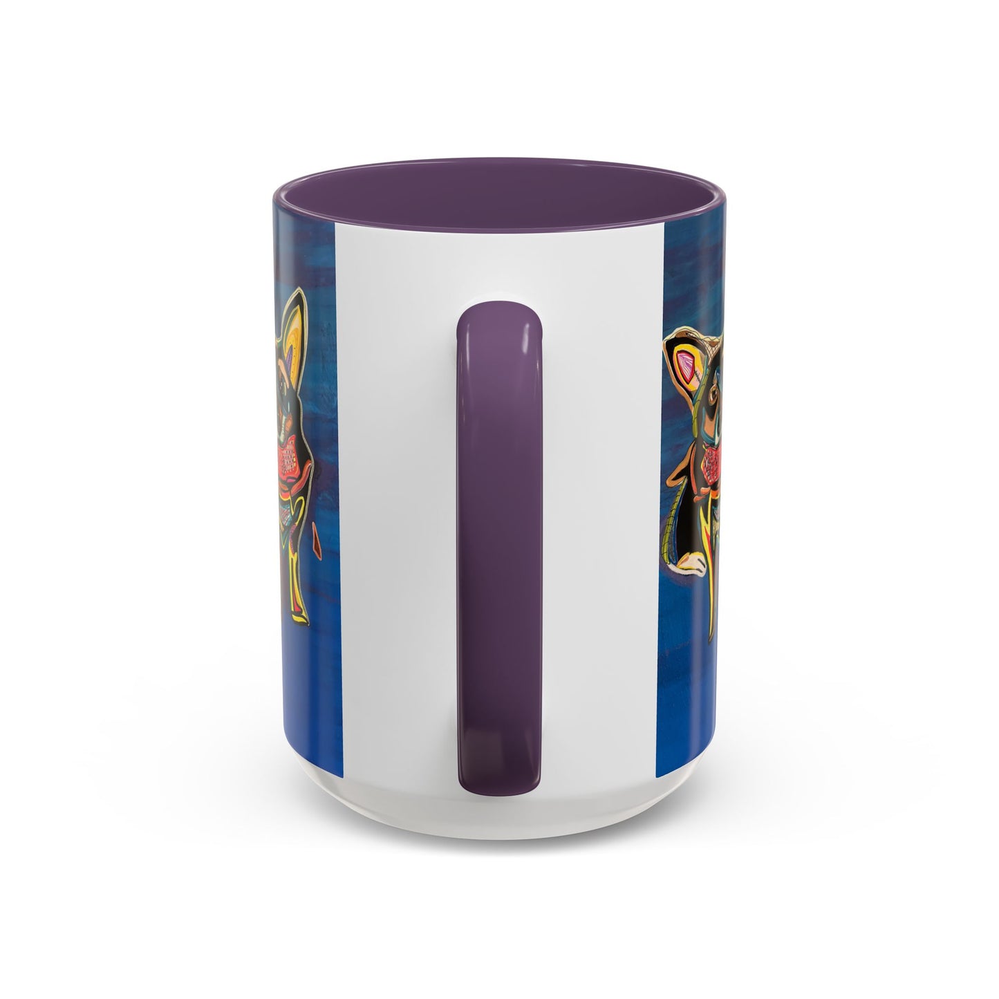 Chihuahua Art Coffee Mug – Colorful Pop‑Art Dog Accent Mug (11/15 oz)