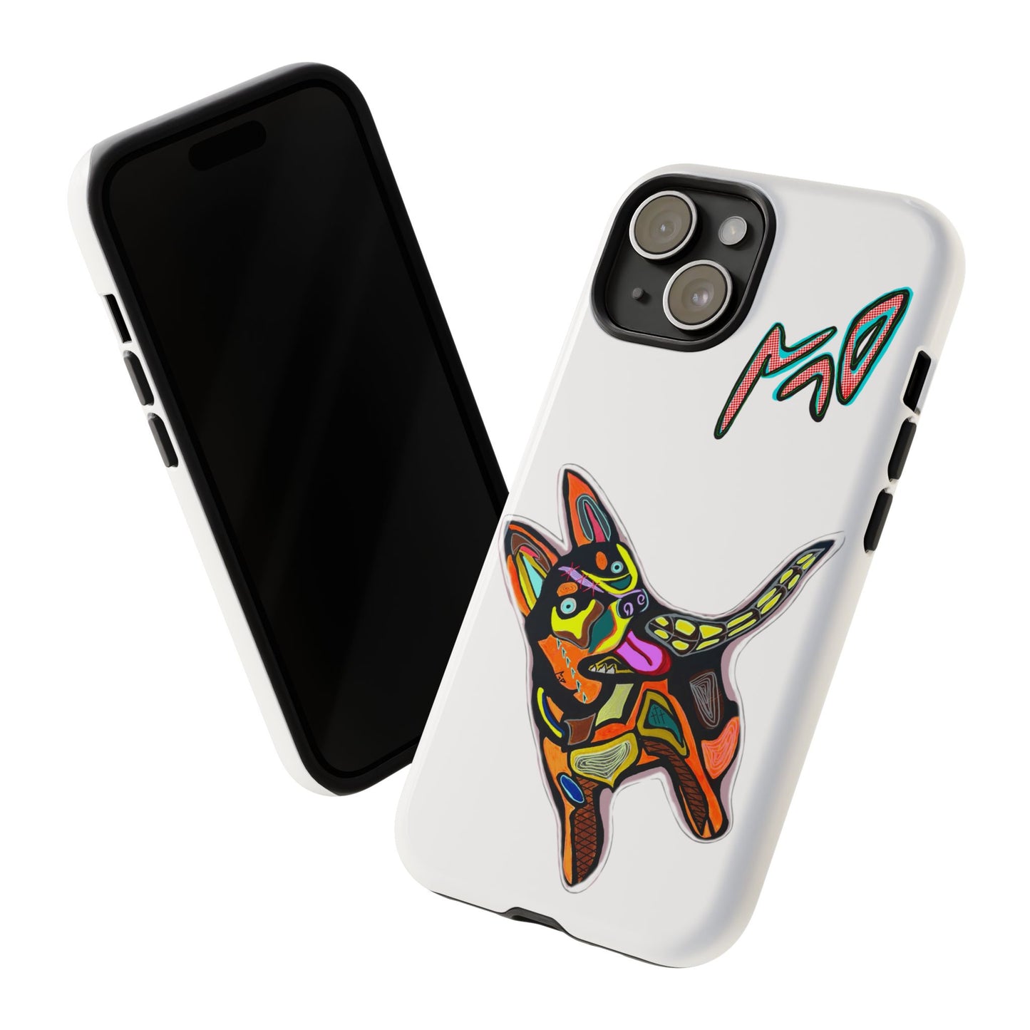 HUSKY  Colorful Abstract Dog Phone Case — 'MAD' Signature Protective Case
