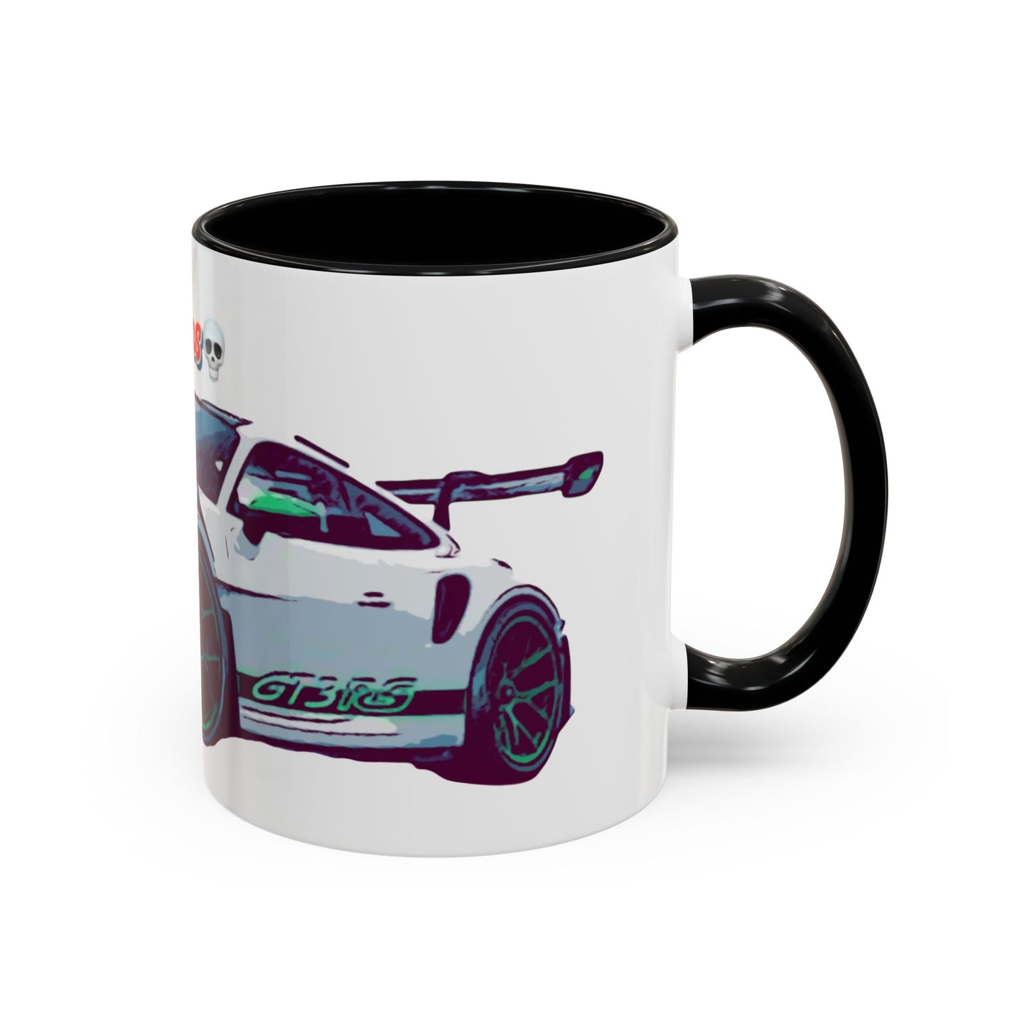 Porsche GT3 Cup Accent Coffee Mug – Racing Car Graphic 11/15oz