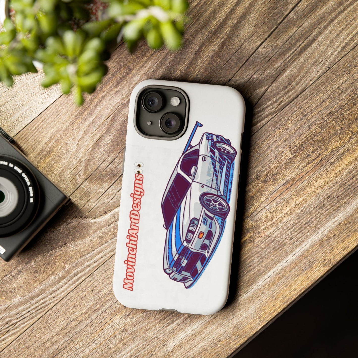 Retro Skyline r34 Phone Case — Vintage Sports Car Graphic