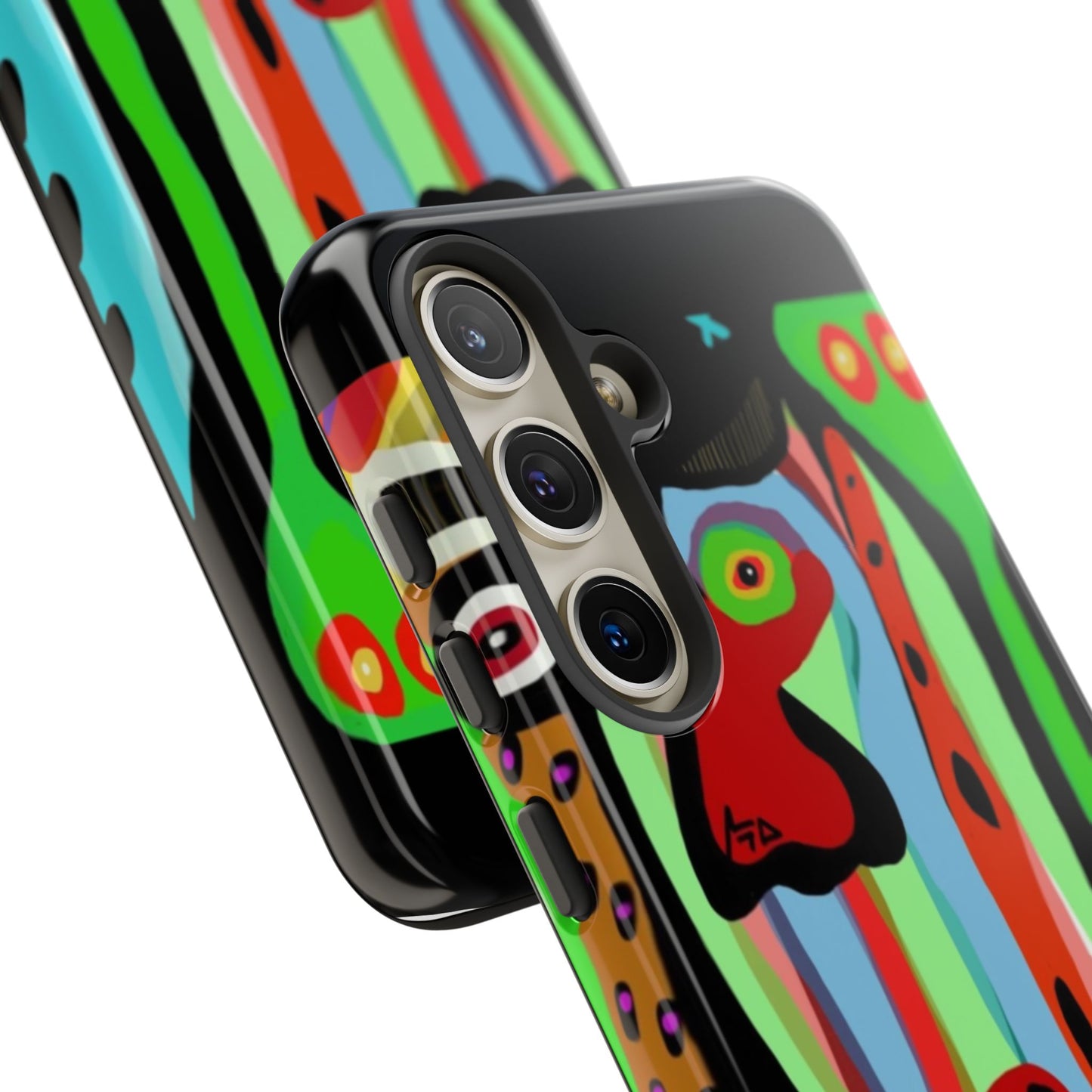 CRAZY.   Tribal Face Phone Case — Colorful Modern Art iPhone Cover