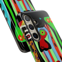 CRAZY.   Tribal Face Phone Case — Colorful Modern Art iPhone Cover