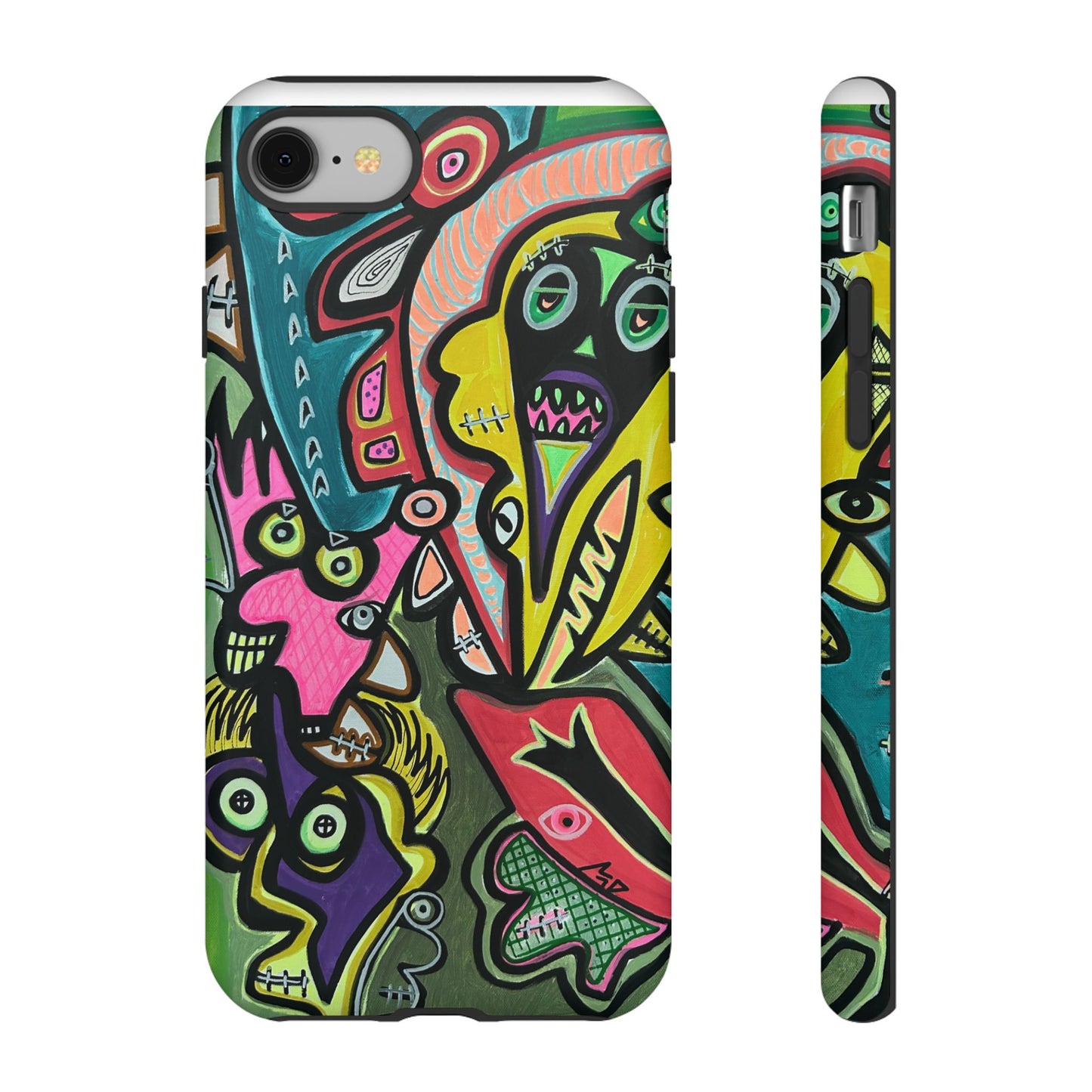 CONCERT  Abstract Graffiti Phone Case — Colorful Street Art Tough Cases