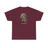 Graphic Tee — Colorful CRAZY TUNA  Illustration Back Print Tee