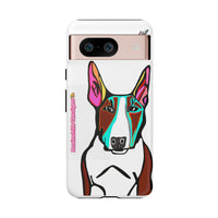 MR Bull Terrier Phone Case — Colorful Pop Art Tough Cases for Dog Lovers