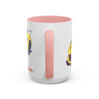 ZR1 Lover Coffee Mug — Yellow Sports Car & Boston Terrier Accent Mug (11/15 oz)
