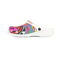 Colorful Abstract OCTOPUSSY   EVA Foam Clogs — Vibrant All-Over-Print Garden Shoes