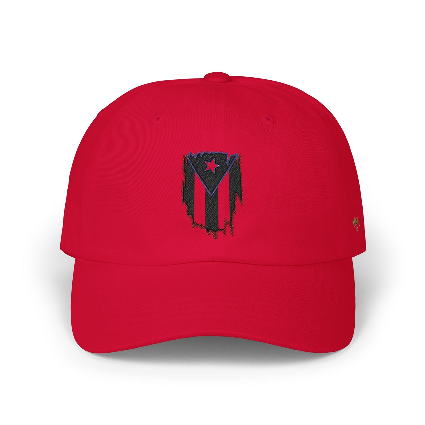 Dad Cap — Puerto Rico Flag Embroidered Distressed Logo
