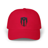 Dad Cap — Puerto Rico Flag Embroidered Distressed Logo