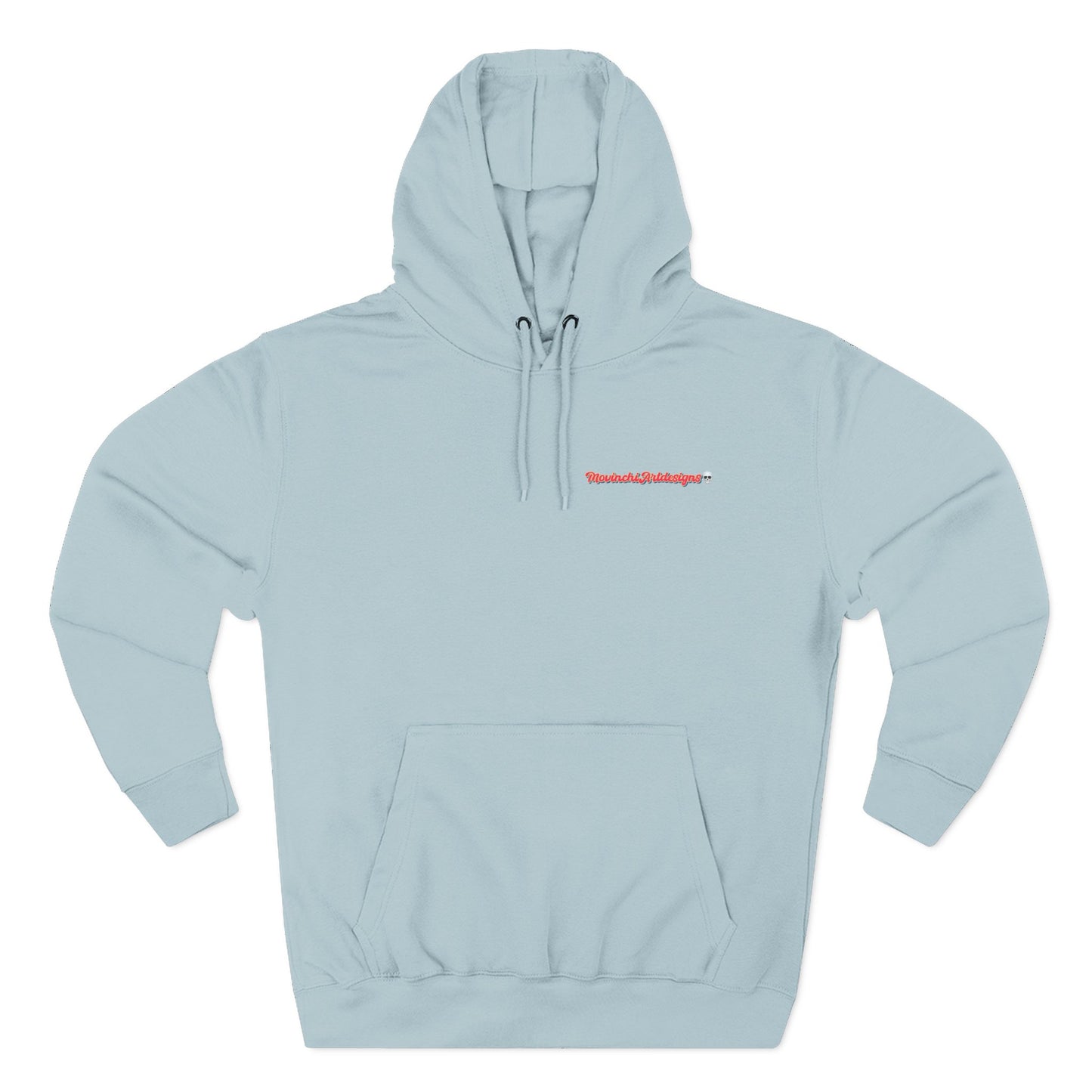 HEART ATTACK  Abstract Psyche Hoodie — Colorful Three-Panel Back Art Fleece Hoodie