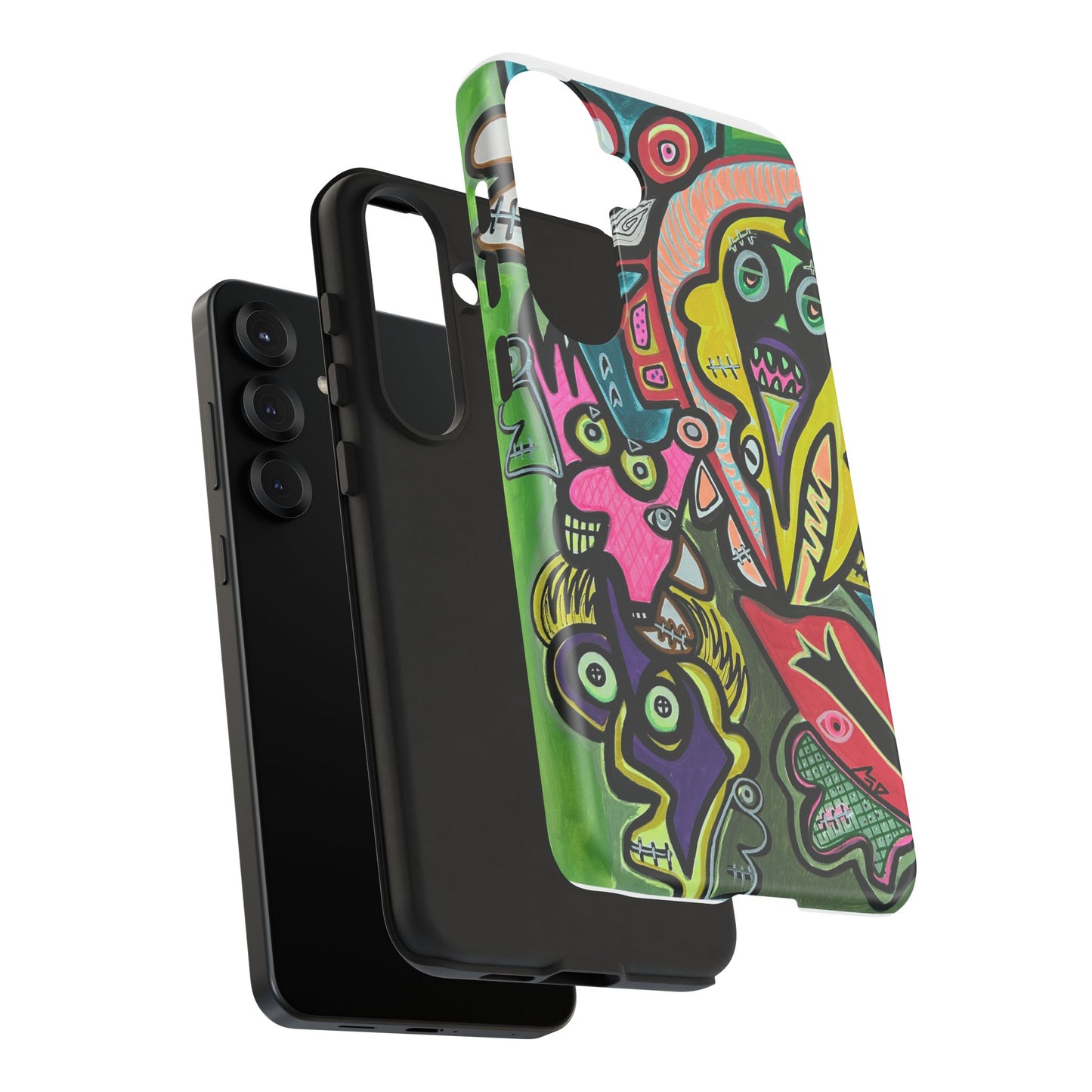 CONCERT  Abstract Graffiti Phone Case — Colorful Street Art Tough Cases