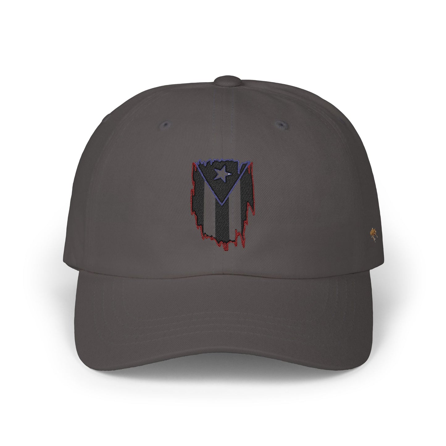Dad Cap — Puerto Rico Flag Embroidered Distressed Logo