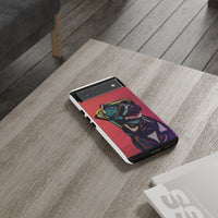 Colorful Pit LABRADOR Tough Phone Case — Vibrant Pop Art Dog Design