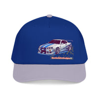 Racing Skyline Embroidered Cap — Vintage GT Sports Car Hat