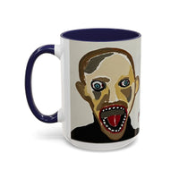 3 amigos Creepy Masked Faces Accent Coffee Mug – Horror Art 11/15oz