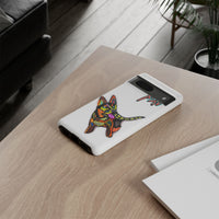 HUSKY  Colorful Abstract Dog Phone Case — 'MAD' Signature Protective Case