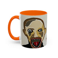 3 amigos Creepy Masked Faces Accent Coffee Mug – Horror Art 11/15oz