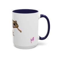 COQUI.  Frog Accent Coffee Mug — Cute Woodland Tree Frog Design (11/15 oz)