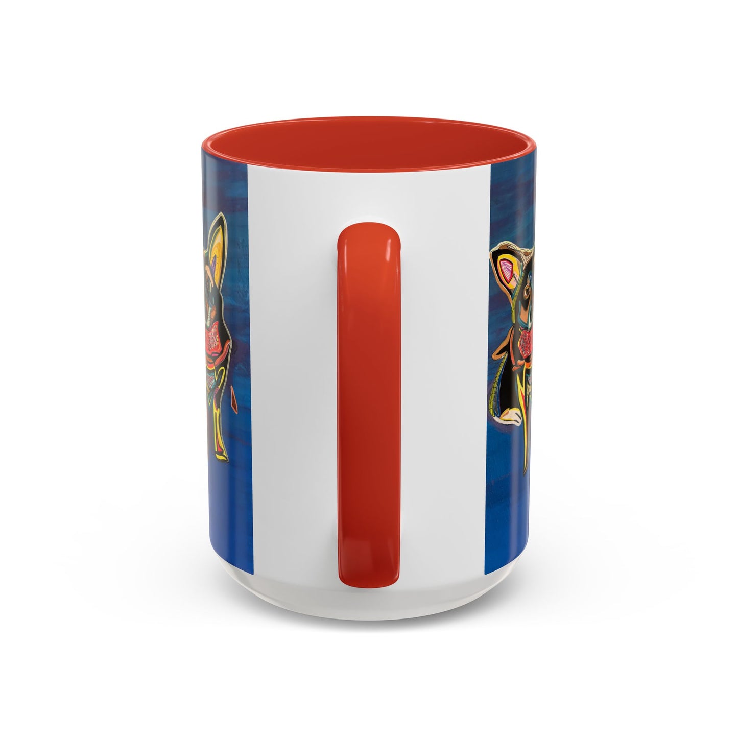 Chihuahua Art Coffee Mug – Colorful Pop‑Art Dog Accent Mug (11/15 oz)