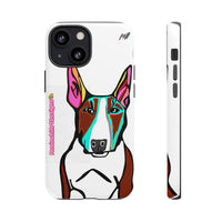 MR Bull Terrier Phone Case — Colorful Pop Art Tough Cases for Dog Lovers