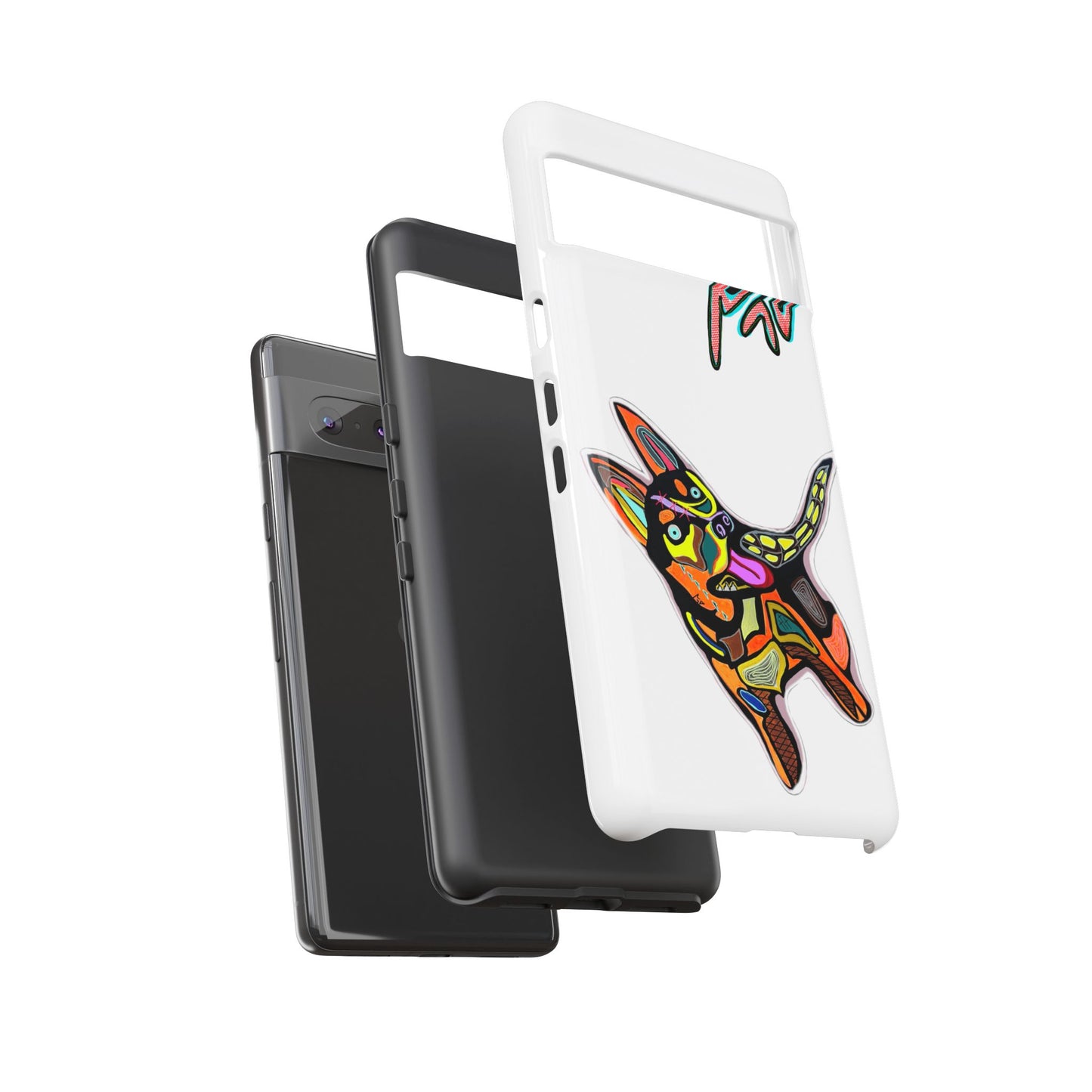 HUSKY  Colorful Abstract Dog Phone Case — 'MAD' Signature Protective Case