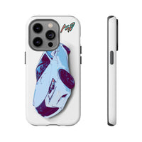 Melvin White Sports Car Phone Case - Retro Pop Art Supercar Protective Tough Case