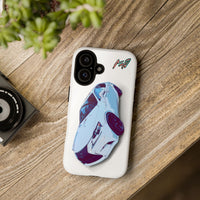 Melvin White Sports Car Phone Case - Retro Pop Art Supercar Protective Tough Case