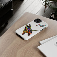 HUSKY  Colorful Abstract Dog Phone Case — 'MAD' Signature Protective Case