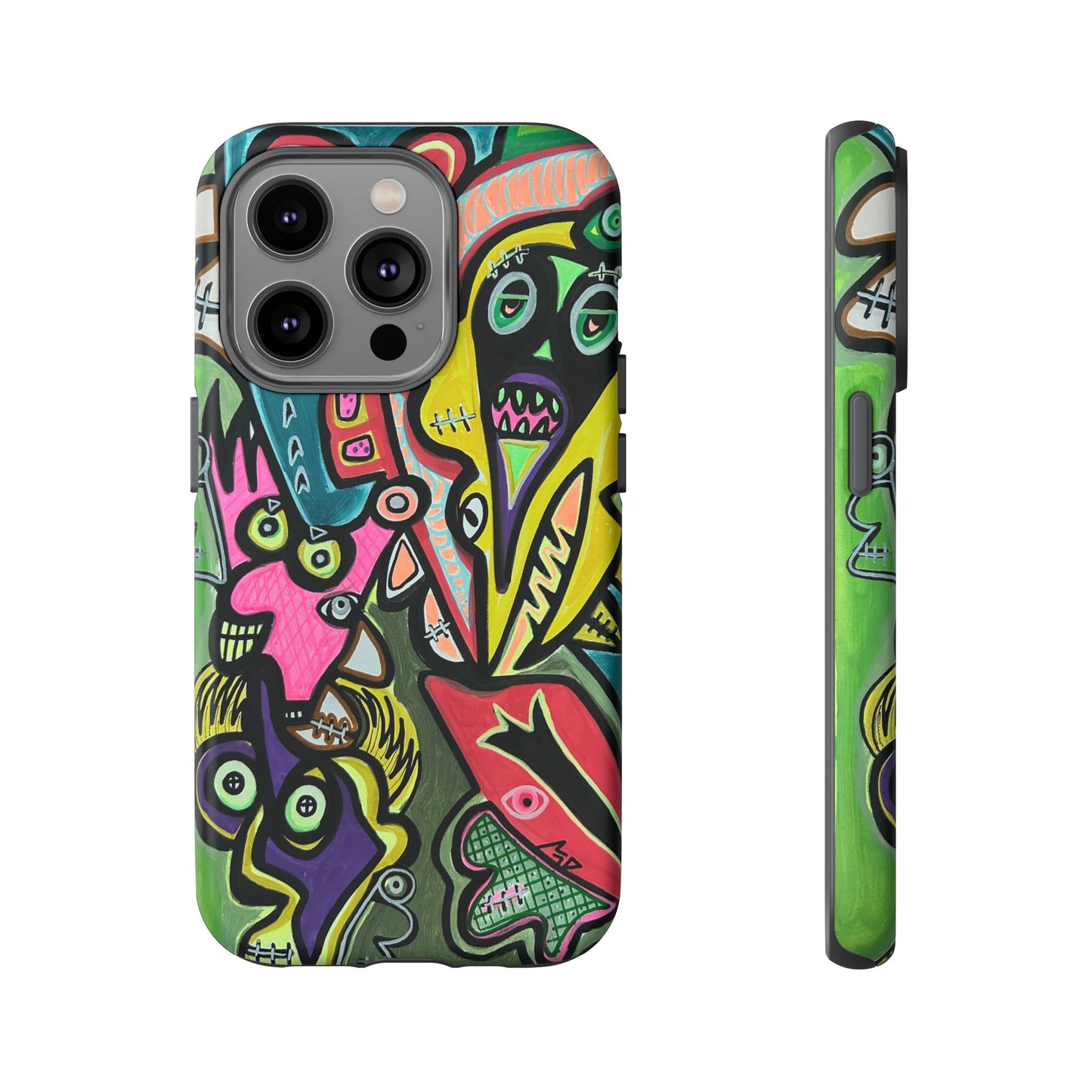 CONCERT  Abstract Graffiti Phone Case — Colorful Street Art Tough Cases