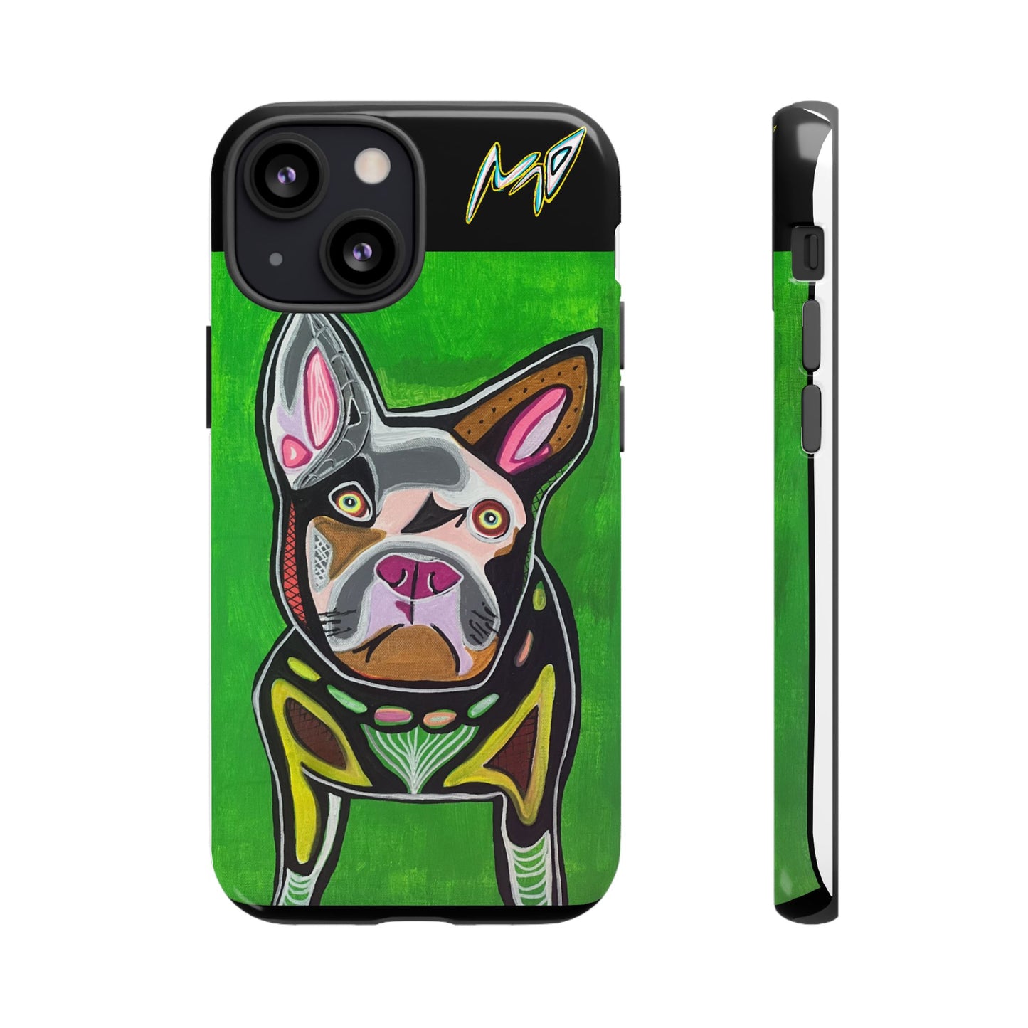 FRENCHIE  Art Phone Case – Colorful Pop Dog iPhone Cover