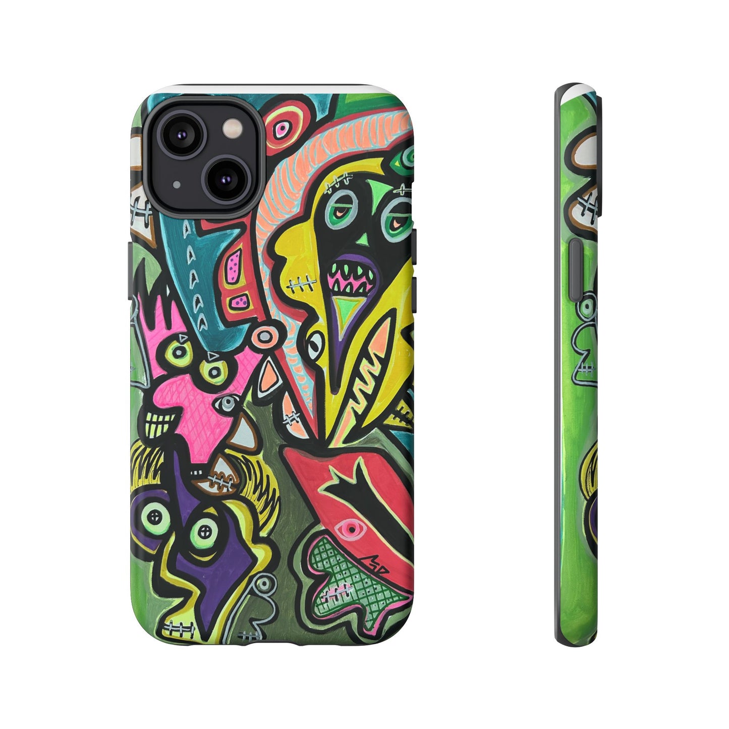 CONCERT  Abstract Graffiti Phone Case — Colorful Street Art Tough Cases