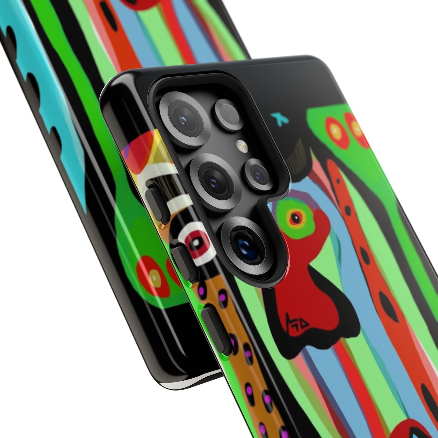 CRAZY.   Tribal Face Phone Case — Colorful Modern Art iPhone Cover