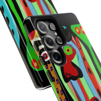 CRAZY.   Tribal Face Phone Case — Colorful Modern Art iPhone Cover